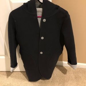 Lululemon Reversable Jacket /coat Grey/black